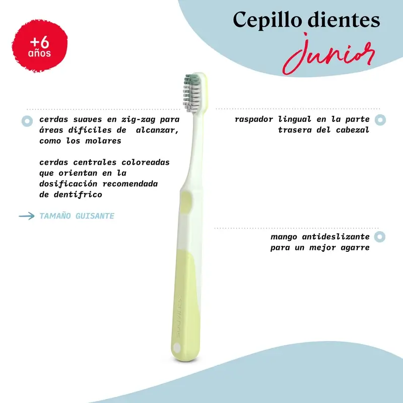 Suavinex Cepillo De Dientes Infantil +6 Años, Azul - Image 7