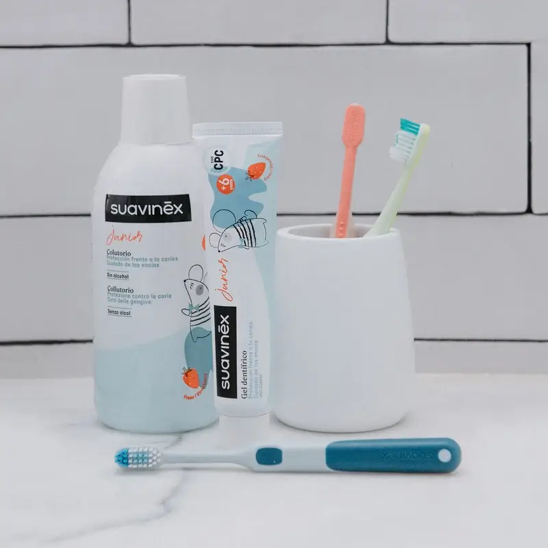 Suavinex Cepillo De Dientes Infantil +6 Años, Rosa - Image 8