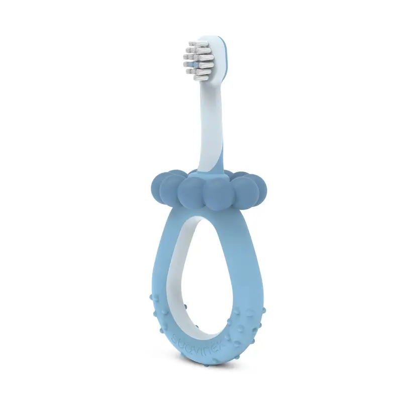 Suavinex Cepillo Dientes Para Bebés De 0 A 2 Años, Azul - Image 2