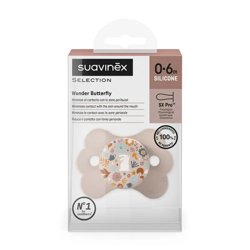 Suavinex Chupete Sx Pro 0/6 Meses, Wonderland Rosa - Image 3
