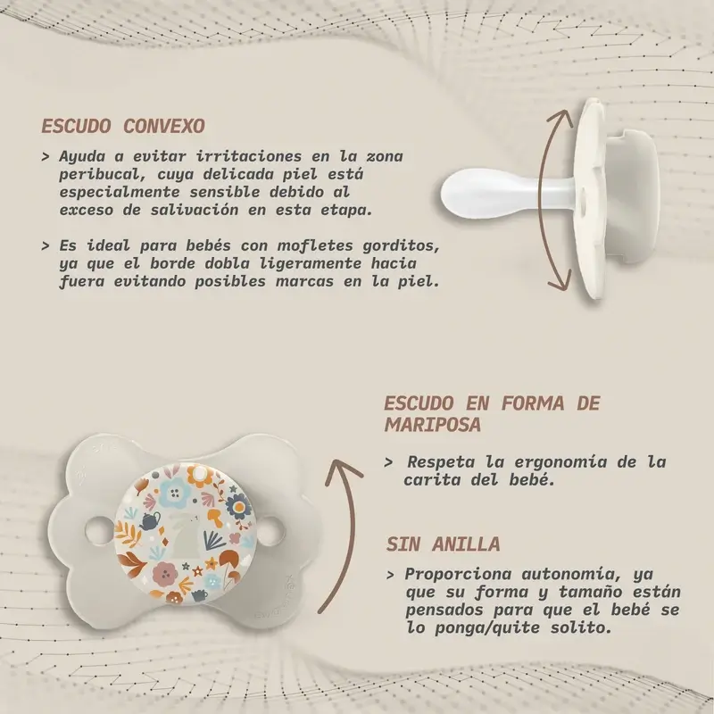 Suavinex Chupete Sx Pro 6/18 Meses, Wonderland Beige - Image 10