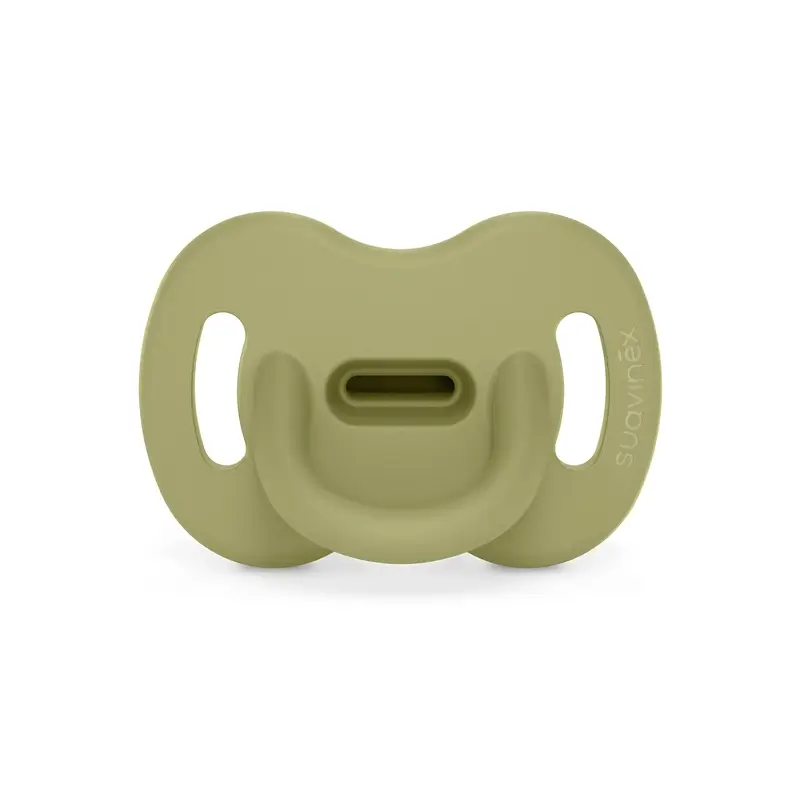 Suavinex Chupete Todo Silicona Fisiológico Sx Pro, 0/6 Meses, Turtle Green