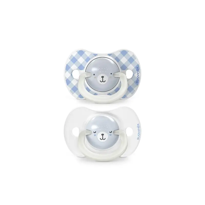 Suavinex Chupetes Nocturnos Night & Day Tetina Sx Pro 6/18 Meses Azul, 2 unidades - Image 6