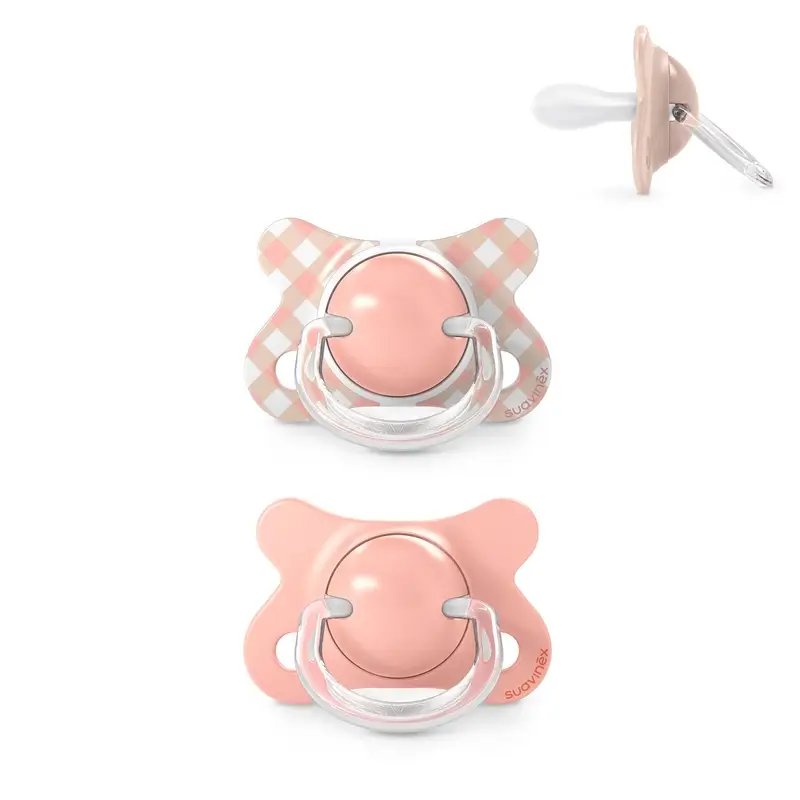 Suavinex Chupetes Tetina Sx Pro -2/2 Meses Wild&Free Rosa, 2 unidades - Image 2