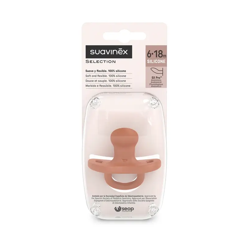 Suavinex Chupetes Tetina Sx Pro 6/18 Meses Colour Essence Teja - Image 3