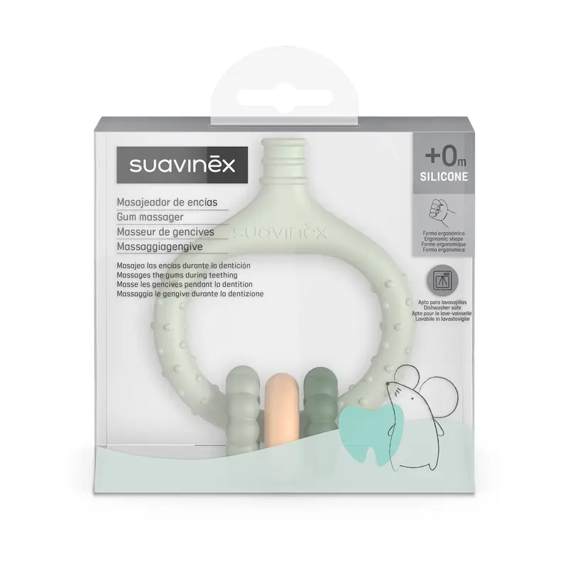 Suavinex Masajeador De Encías Para Bebés +0 Meses, Verde - Image 2
