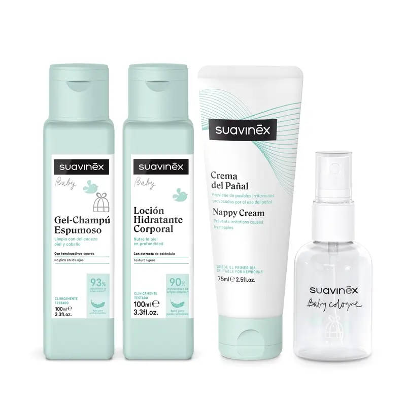 Suavinex Neceser Bebés Viaje De Tela, Beige - Image 2