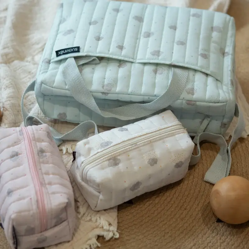 Suavinex Neceser Bebés Viaje De Tela, Beige - Image 8