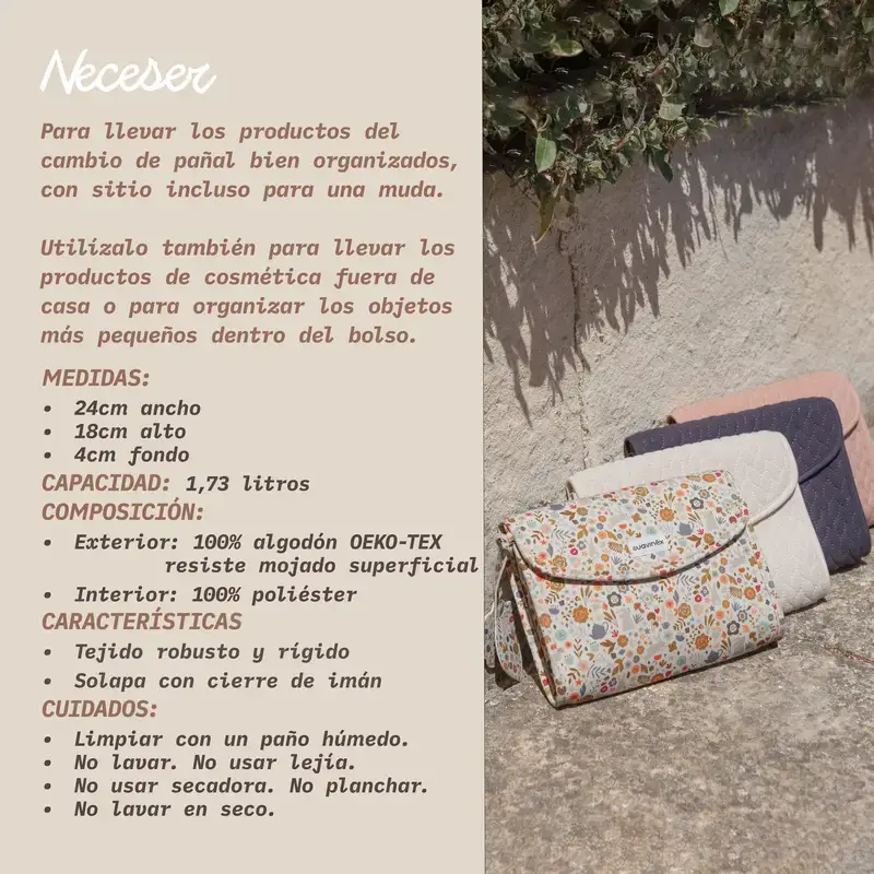 Suavinex Neceser Recién Nacido De Tela, Rosa - Image 4