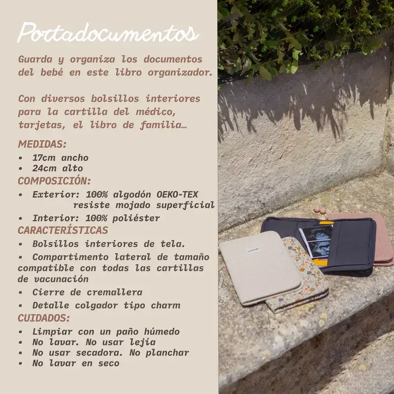 Suavinex Portadocumentos, Beige - Image 5