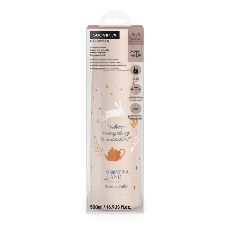 Suavinex Termo Líquidos 500 Ml, Wonderland Rosa - Image 3