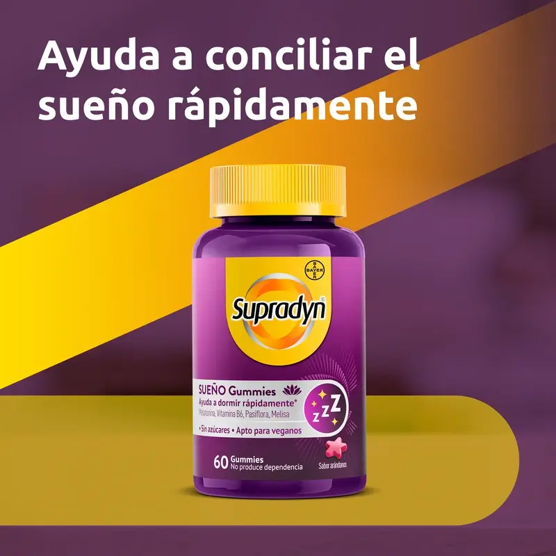 Supradyn Sueño Y Serenidad Gummies Melatonina Y Vitamina B6 , 60 caramelos de goma - Image 3