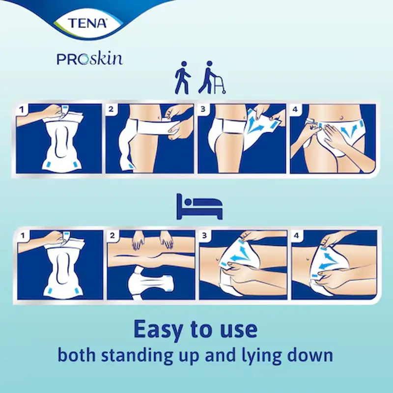 Tena Flex Proskin Plus Mediano Noche , 80 unidades - Image 8