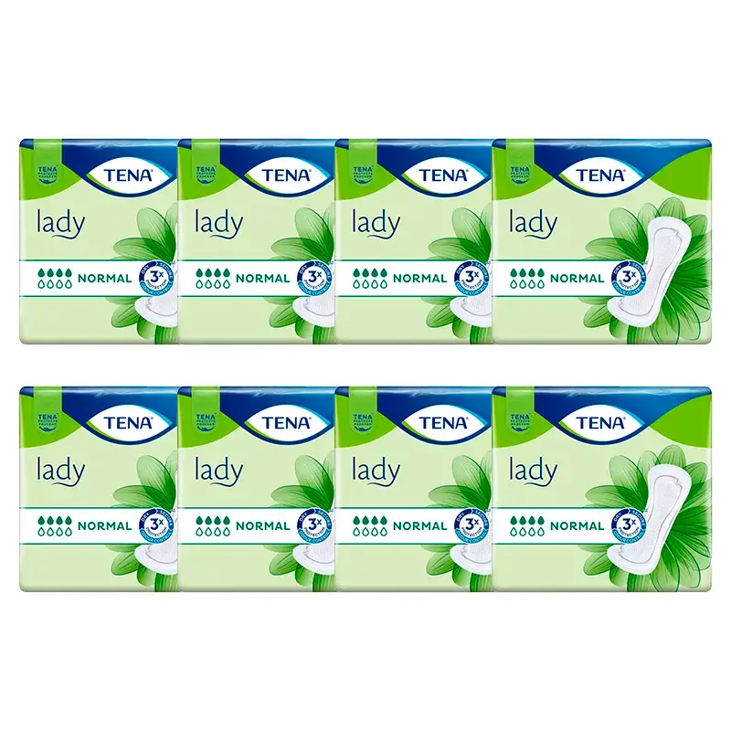TENA Pack Lady Normal, 8 X 24 Unidades