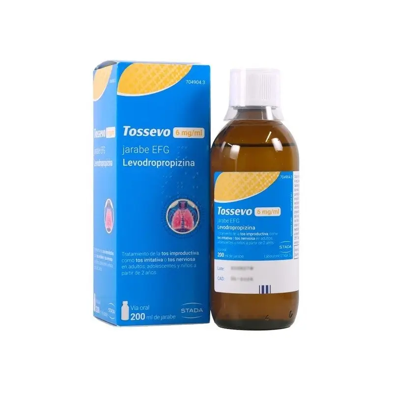Tossevo 6 Mg / Ml Jarabe Efg Levodropropizina, 200 ml