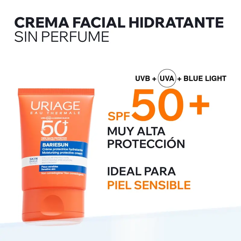 Uriage Bariésun Crema Sin Perfume Spf50+, 50 ml - Image 2