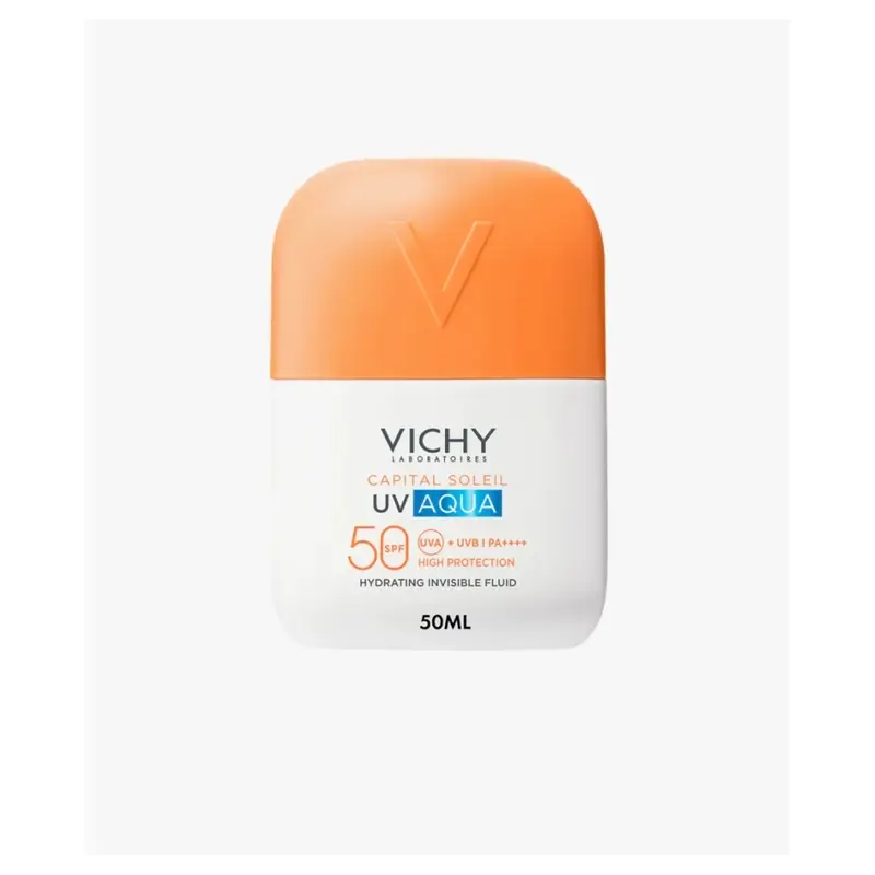 Vichy Solar Uv Aqua Fluido Hidratante Invisible Spf50 , 50 ml - Image 2