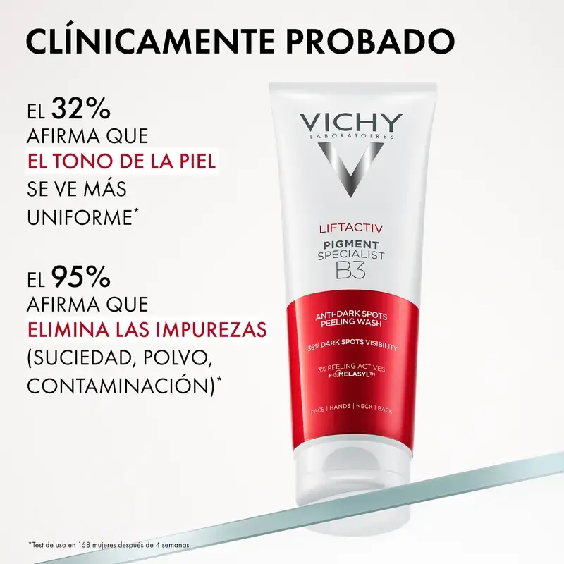 Vichy Vichy Liftactiv Pigment Specialist B3 Gel Limpiador Exfoliante, 125 ml - Image 3