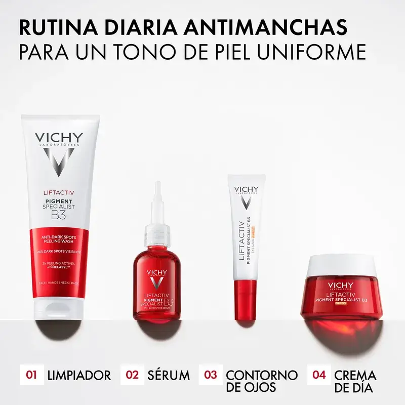 Vichy Vichy Liftactiv Pigment Specialist B3 Gel Limpiador Exfoliante, 125 ml - Image 4