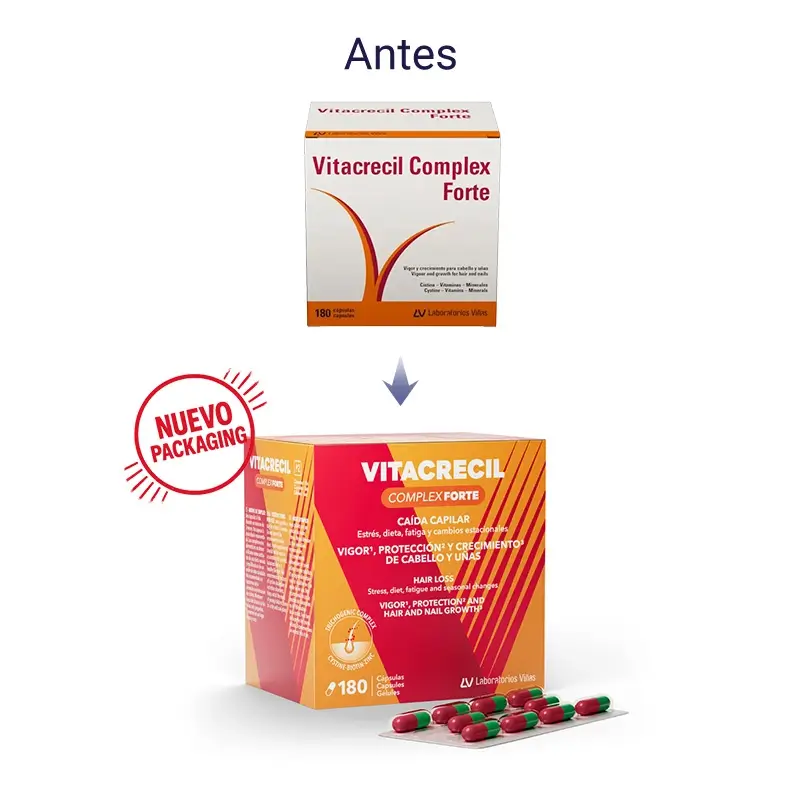 Vitacrecil Complex Forte, Pack 2 x 180 cápsulas - Image 2