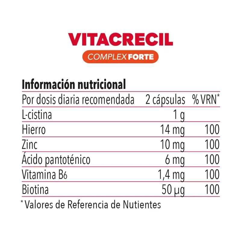 Vitacrecil Complex Forte, Pack 3 x 180 cápsulas - Image 6
