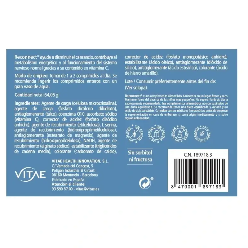 Vitae Reconnect 90 + Energyvita 10 - Image 2