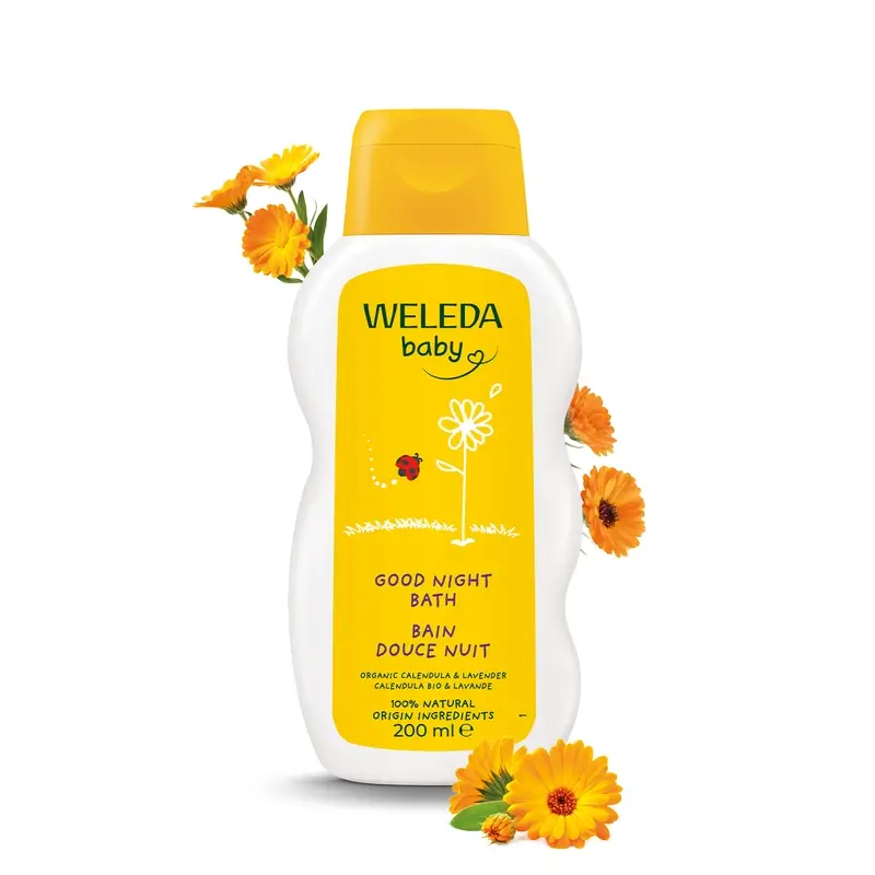 Weleda Caléndula Baño Buenas Noches, 200 ml - Image 2