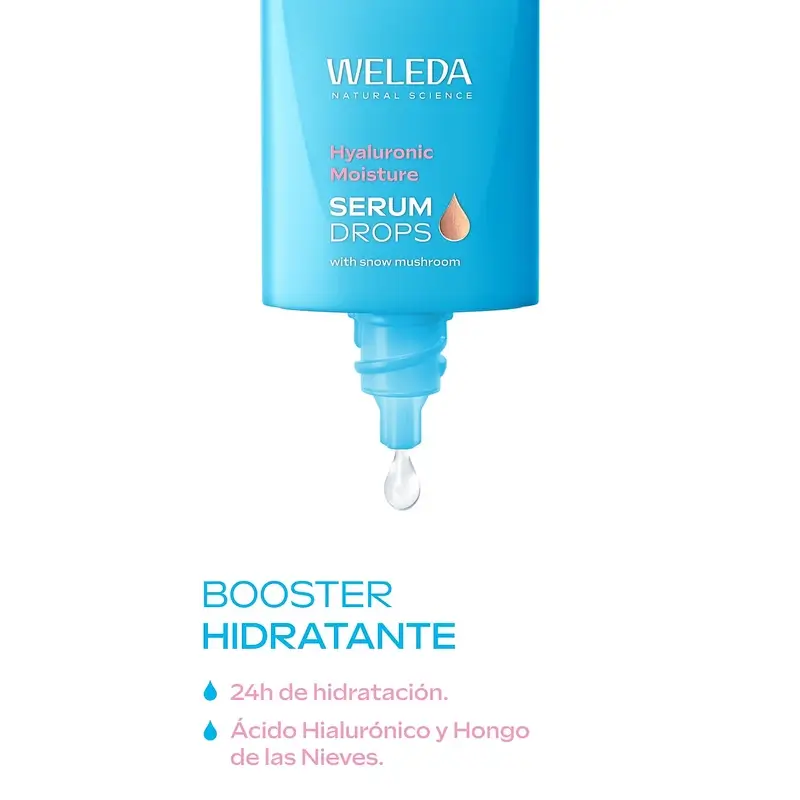 Weleda Sérum Hidratante Booster Drops Con Ácido Hialurónico, 30 ml - Image 5