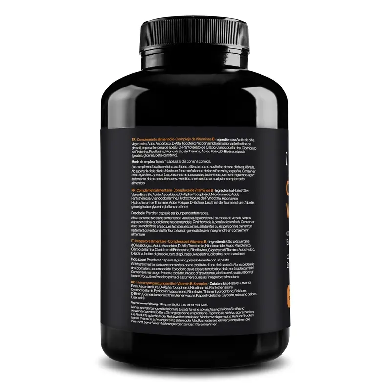 Zenement Complejo De Vitaminas B, 200 cápsulas blandas - Image 3