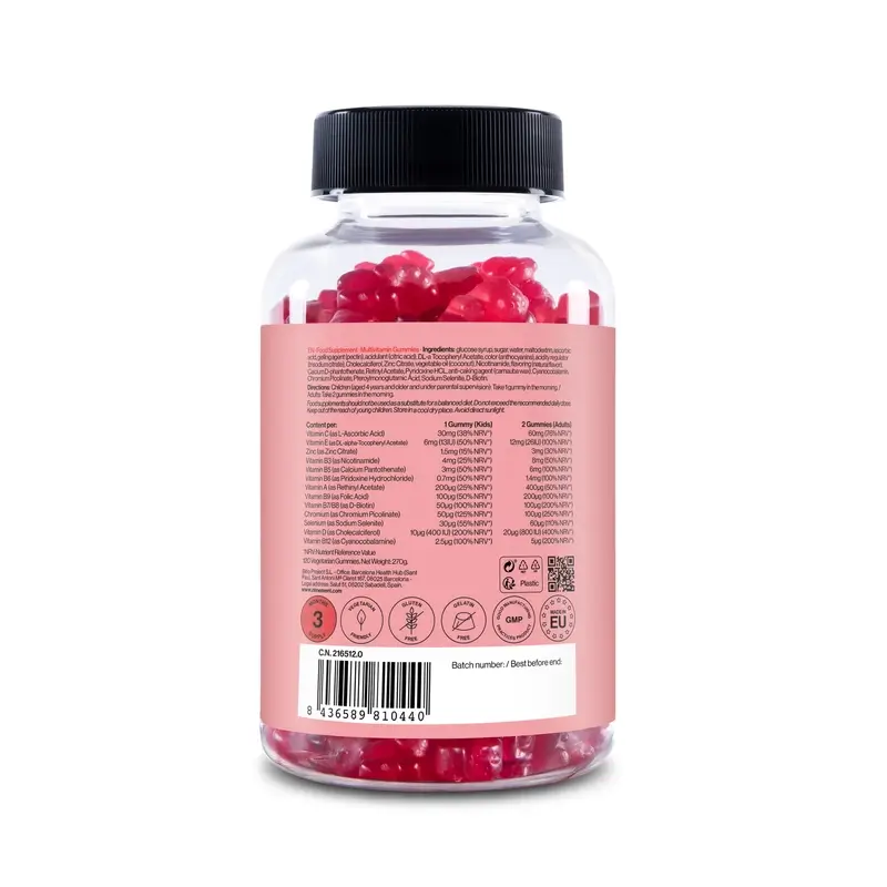 Zenement Multivitaminas Gummies, 120 gominolas vegetarianas - Image 3
